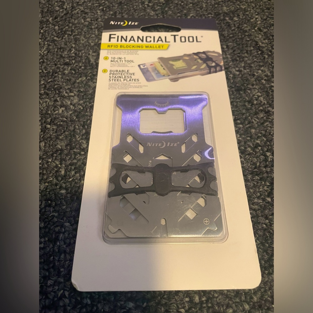 Nite size Financial Tool Multi Tool Wallet